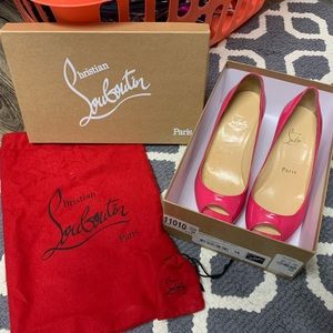Pink Christian louboutin heels